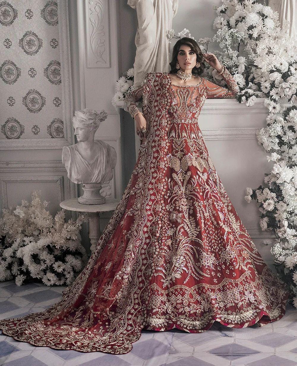 Pakistan wedding dress - Etsy 日本