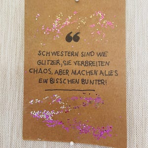 Karte Schwester