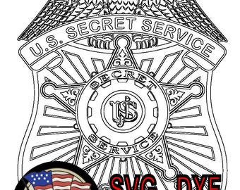 Secret Service Special Agent Badge Digital File