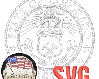 State of Colorado Seal SVG