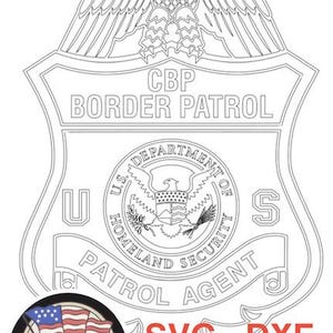 U.S. Customs and Border Patrol Badge Digital File