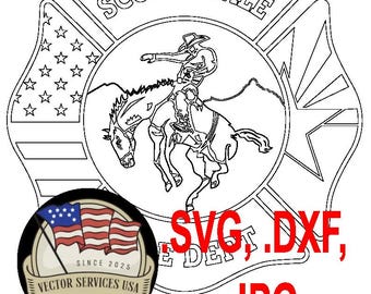 Scottsdale Arizona Fire Department Logo Digital File