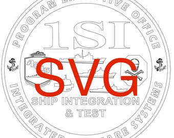Navy Ship Integration Warfare Systems Logo SVG