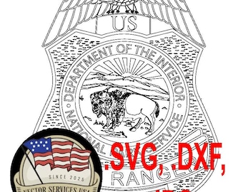 US National Park Service Badge Digital File