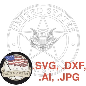 United States Marshal Badge - Etsy