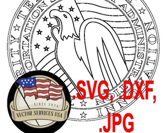 TSA Transportation Security Administration Emblem Digital File