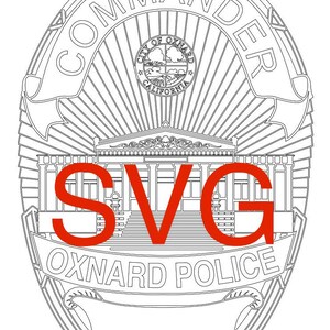 Oxnard California Police Badge