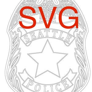 Seattle Police Badge SVG