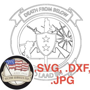 Fichier numérique 2D du bataillon de défense aérienne à basse altitude des Marines des États-Unis