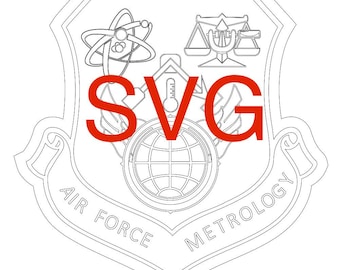 Air Force Metrology Patch SVG