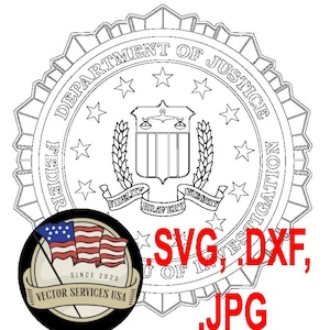 Department of Justice FBI LOGO Digital File