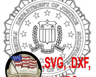 Department of Justice FBI LOGO Digital File