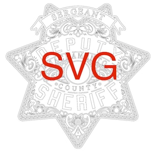 Sacramento County Sheriff Badge SVG