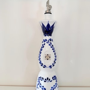 Clase Azul Olive Oil Dispenser SILVER pour spout 750 ml  *EMPTY*