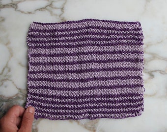 Linen Striped Washcloth