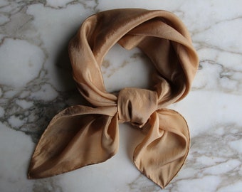 Naturally Dyed Crepe Silk Scarf