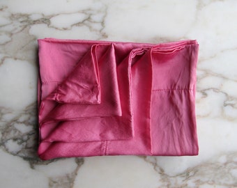 Naturally Dyed Silk Pillowcase Set