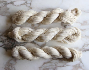 Cream English Leicester Longwool Yarn