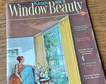 60年代のヴィンテージキルシュの窓辺の美しさのガイドブックの装飾アイデアミッドセンチュリーの作り方