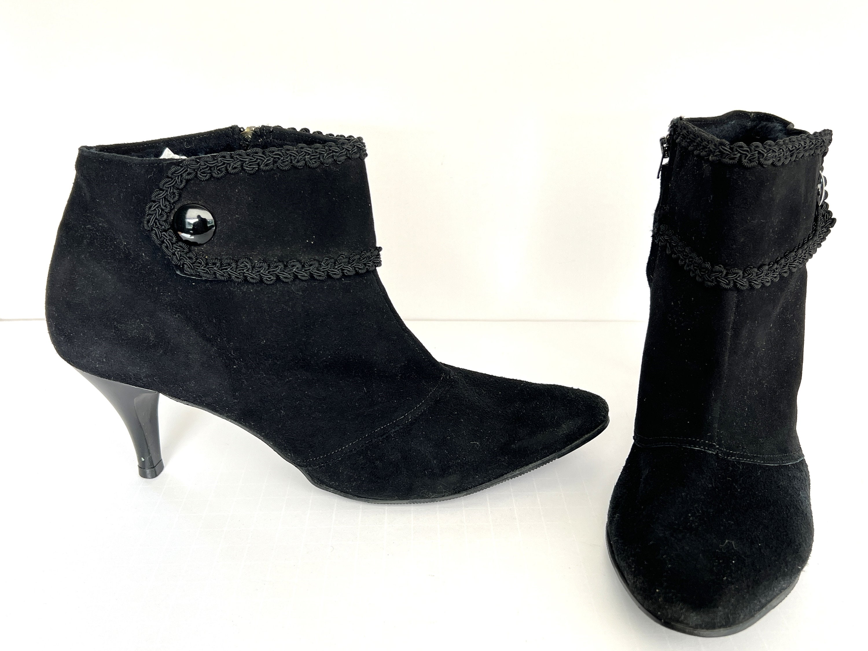 Aerosoles Women's Maggie Ankle Boot – Comfortable Leather Heel Booties With Zip, Perfect For Fall