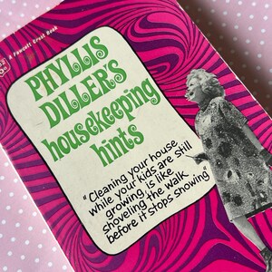 Consigli umoristici per la pulizia della casa di Phyllis Diller, edizione tascabile del 1968