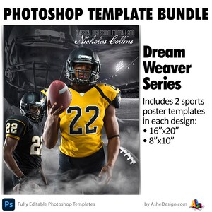 Photoshop Sports Template Bundle Includes 12 Layered PSD Sports Poster ...