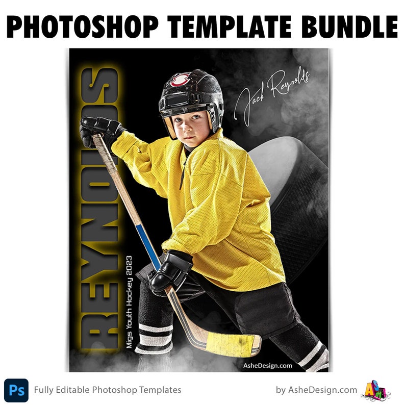 Photoshop Sports Template Bundle Includes 12 Layered PSD Sports Poster ...