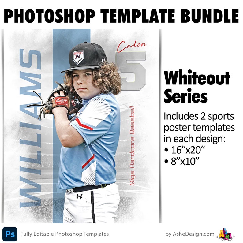 Photoshop Sports Template Bundle Includes 12 Layered PSD Sports Poster ...