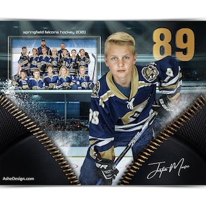 Hockey Memory Mates - Photoshop Vorlagen für Sportteams und Einzelpersonen - Sportfotografie Vorlagen - Unzipped Hockey