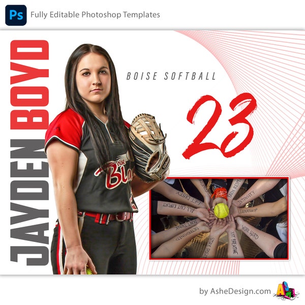 Multi-Sport Memory Mates - Photoshop Templates for Sports Teams and Individuals - Sports Photography Templates - The MVP