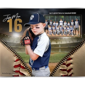 Baseball Memory Mates - Modèles Photoshop pour les équipes sportives et les individus - Modèles de photographie sportive - Baseball décompressé