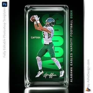 Photoshop Sports Poster Template for Use with Any Sport, Digital Template, Sports Background, Custom Poster Banner, Action Packed