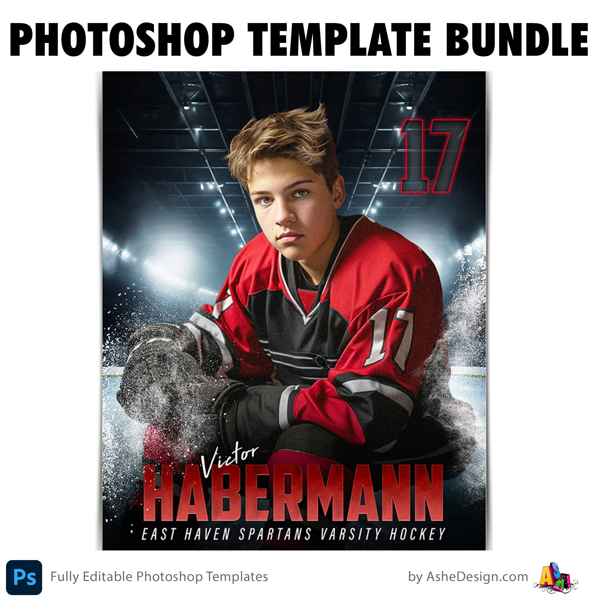 Photoshop Sports Template Bundle Includes 12 Layered PSD Sports Poster ...