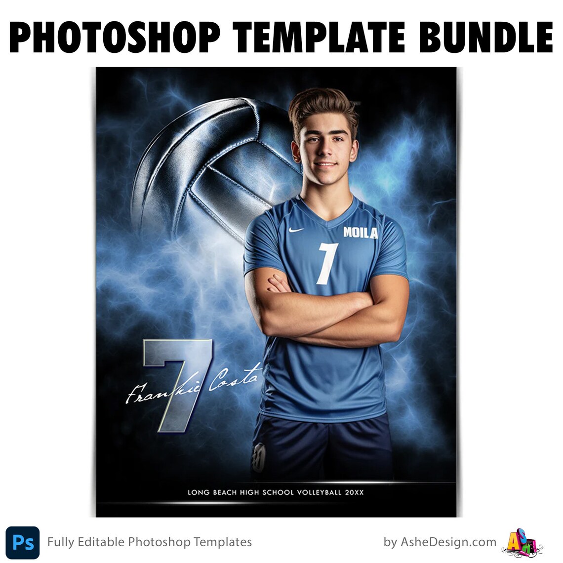 Photoshop Sports Template Bundle Includes 12 Layered PSD Sports Poster ...