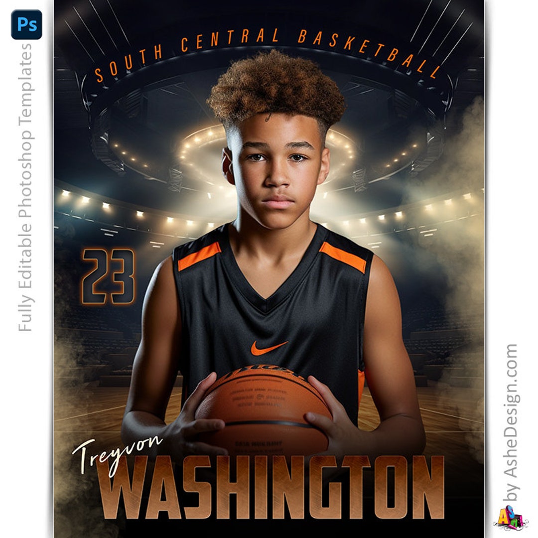 Photoshop Basketball Poster Templates, PSD Sports