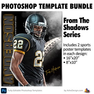 Photoshop Sports Template Bundle Includes 12 Layered PSD Sports Poster ...