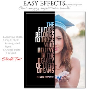 Photoshop Templates | Editable Photography Overlays | Easy Effects | Passages - (2) Vertical Layouts - 8x10 & 16x20.