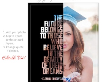 Photoshop Templates | Editable Photography Overlays | Easy Effects | Passages - (2) Vertical Layouts - 8x10 & 16x20.