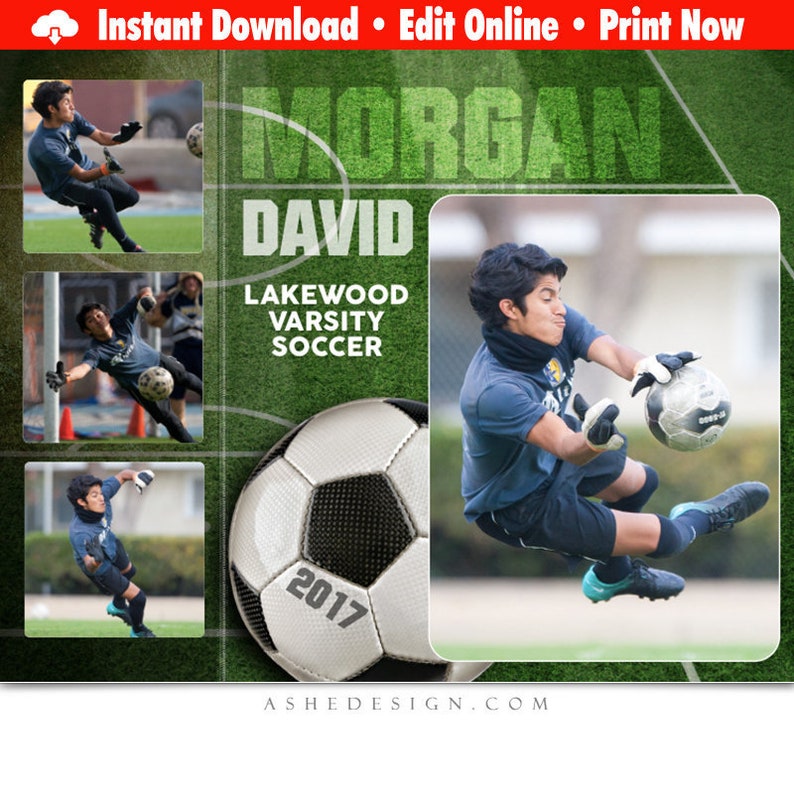 DIY Printable Soccer Memory Mates Editable 8x10 Sports | Etsy