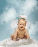 Digital Background, Photo Overlays, Background Replacement, Photography Backgrounds & Backdrops, Heaven Sent, Baby Angel Wings, Halo, Clouds 
