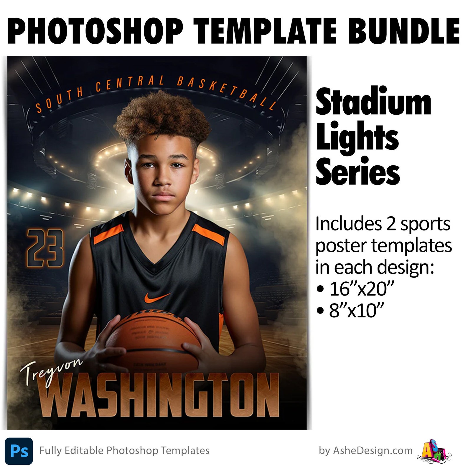 Photoshop Sports Template Bundle Includes 12 Layered PSD Sports Poster ...