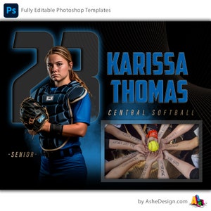 Multi-Sport Memory Mates - Photoshop Vorlagen für Sportteams und Einzelpersonen - Sportfotografie Vorlagen - The GOAT