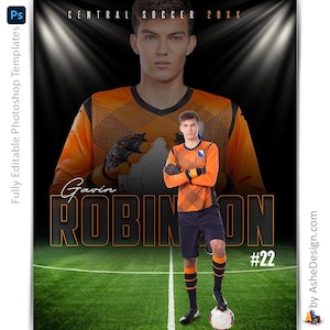 Photoshop Fußball Poster Vorlagen, Sportfotografie-Vorlagen, PSD Hintergrund, Resize Für Senioren Night Banner, Im Spotlight Fußball