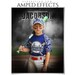 Sports Poster Template Set - Photoshop Collage Templates for Teams and Individuals - Instant Download -  In The Shadows Baseball 