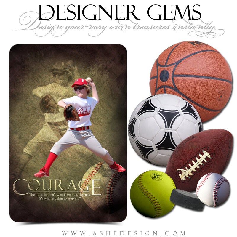 Design Sports Photo Overlays SPORTS BALLS 6 Etsy