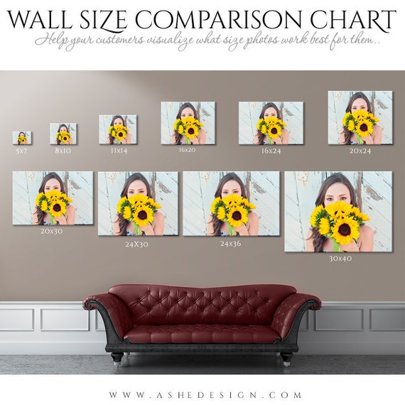 Photo Size Comparison Chart