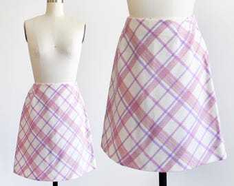 Vintage 1960er Jahre Rock Pink & Violett, small
