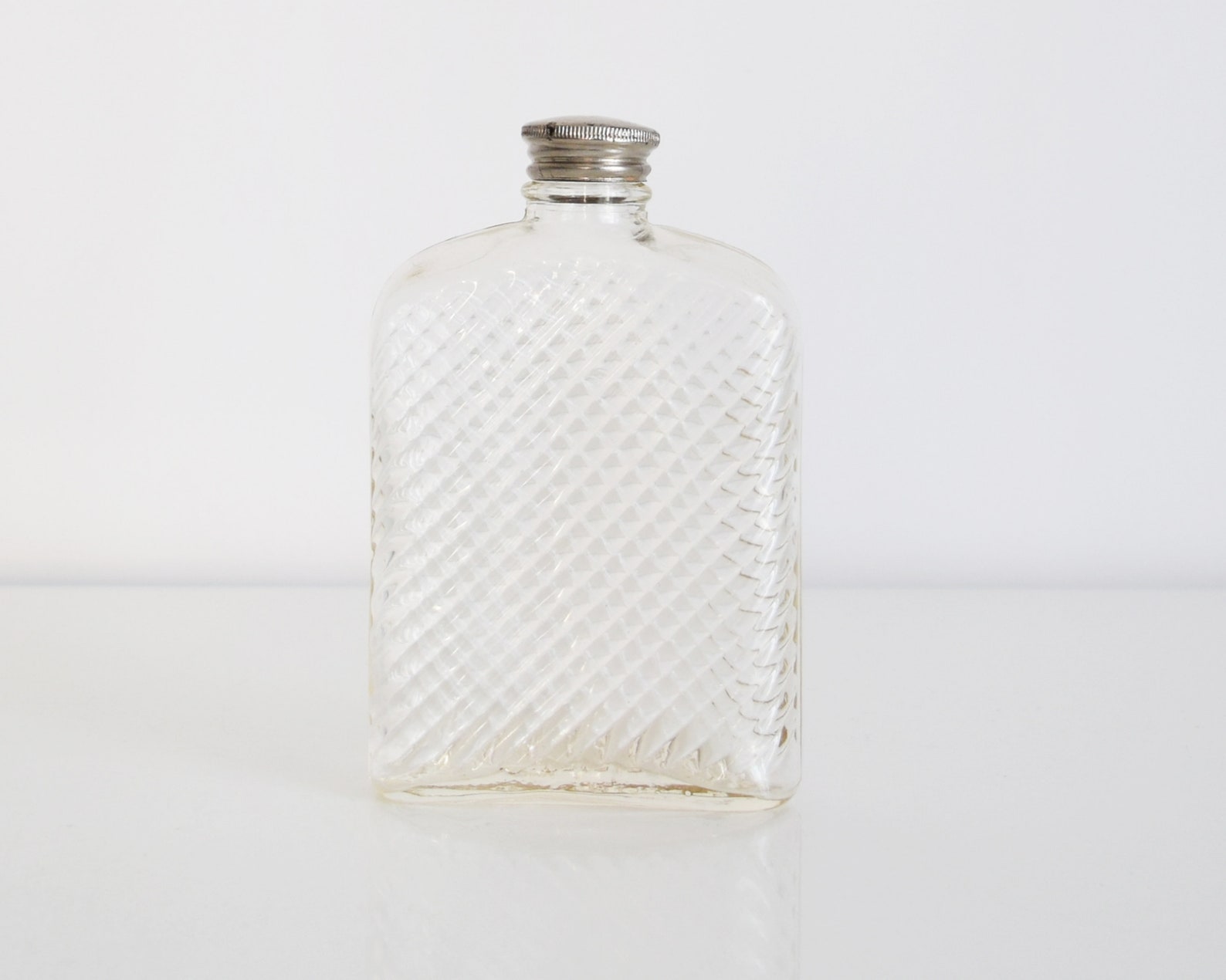Glass Flask Vintage 20s Hip Flask 1927 Universal Art Deco Etsy