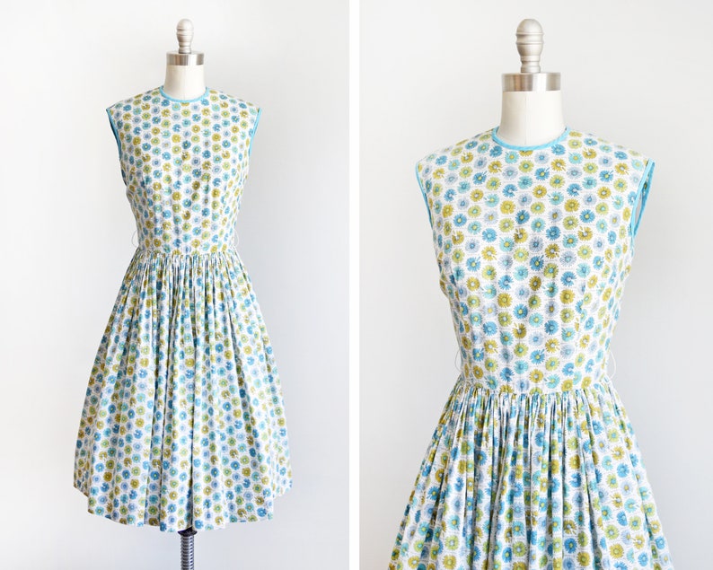 60s print dress