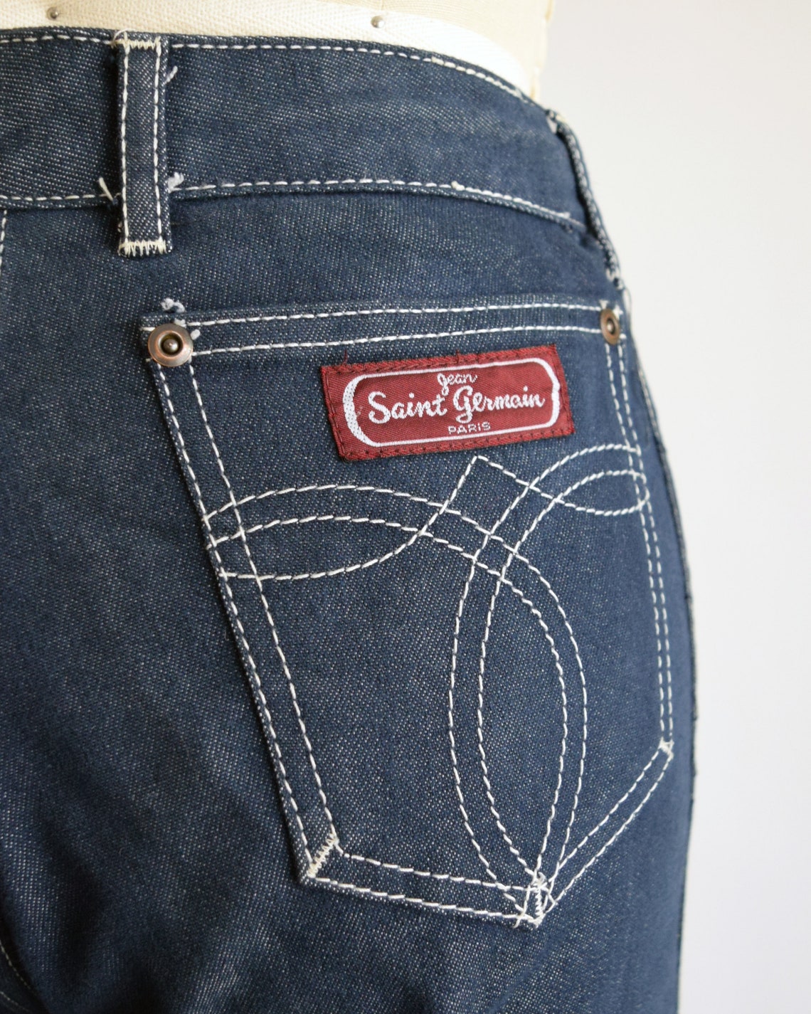 Jean St. Germain Jeans jeans high rise vintage pantalons Etsy